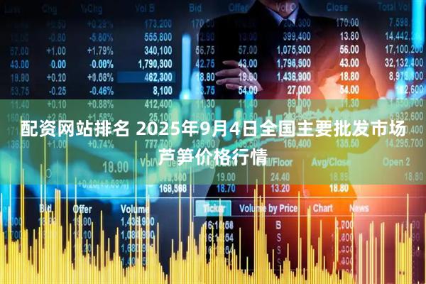 配资网站排名 2025年9月4日全国主要批发市场芦笋价格行情
